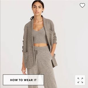 NWT J Crew cocoon sweater blazer
